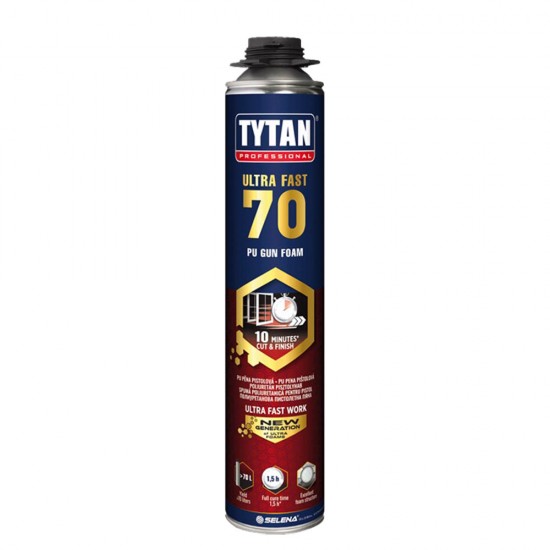 Tytan Ultra 70 Rapid - Spumă Poliuretanică, 870 ml